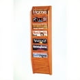 thumbnail image 1 of Wooden Mallet 7 Pocket Magazine wall Rack in Medium Oak, 1 of 3