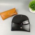 thumbnail image 1 of Leather Portable Snap Soft Sunglasses Case, 1 of 4
