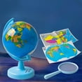 thumbnail image 4 of PPgejGEK Kids Light-Up Rotating Globe, 9.05x5.90 Inches Educational World Globe with Magnifier, 3D Geography Learning Toy for Kids 3-10, Christmas Birthday Gift, 4 of 6