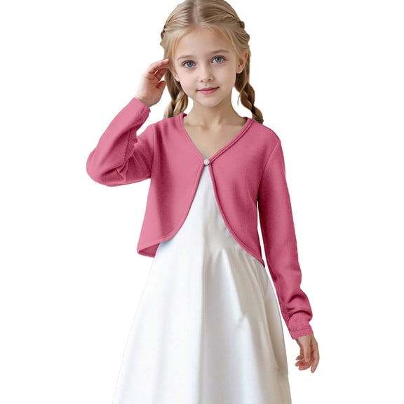 EnJoCho Girl's Summer Crochet Cardigan Sweater Tie Front Hollow Out Tops Boler𝗈 𝖲hrug Knitted Boho Cute Cover Up Girls Cardigan Back-To-School Knit Sweater Fall