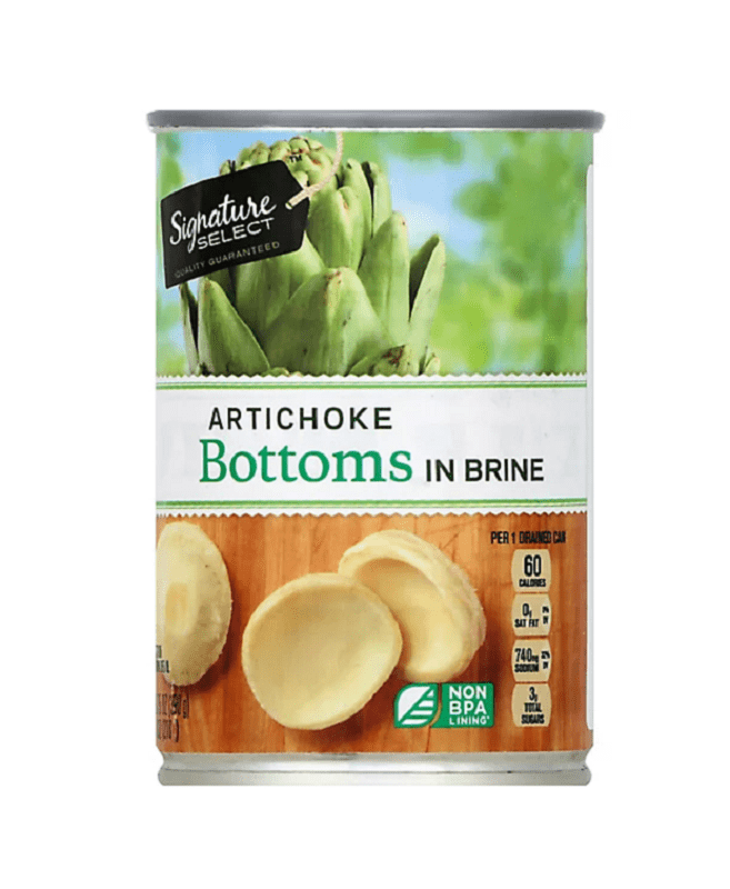 Artichokes in Brine Bottoms, 6 Cans, 13.75 Oz, Gluten-Free