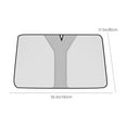 thumbnail image 3 of Portable Car Sunshade, Foldable Front Windshield Sunshade with Thermal Insulation, Sunscreen for Cars, SUVs, Trucks, Blocks Sunlight and Reduces Interior Temperature, 3 of 9