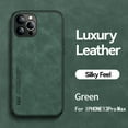 thumbnail image 2 of TECH CIRCLE Compatible with iPhone 8 Plus/7 Plus Suede Leather Magnetic Case,Slim Soft TPU Bumper,Compatible with Magsafe,Comfort Grip,Shockproof Protective Anti-Drop Cover,Green, 2 of 8