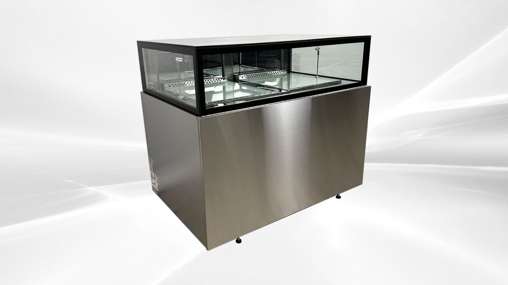 48" Luxury Commercial Refrigerated Bakery Display Case, Cake Showcase Refrigerator with LED Lighting, ETL Certified