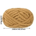 thumbnail image 3 of Yarn for Hand Knitting Fluffy Soft Jumbo Yarn Super Bulky Big Yarn for Blanket Large Thick Arm Knitting Yarn for Beginners DIY Craft Scarf Making Bulk Wool Blend Fiber, 3 of 5