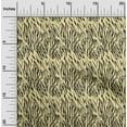 thumbnail image 1 of oneOone Cotton Cambric Pale Yellow Fabric Tiger Animal Skin Sewing Fabric By The Yard Printed Diy Clothing Sewing Supplies 56 Inch Wide, 1 of 4