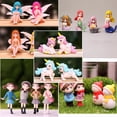 thumbnail image 2 of Paquete de 4 minimuñecas de anime, figuras de modelos de personas, micrognomos de jardín de hadas, figuras de casa de muñecas, accesorios en miniatura para decoración, 2 of 5