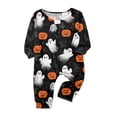 thumbnail image 2 of 2026 Matching Family Halloween Pajamas Set, Fall Sleepwear, Ghost & Pumpkin Printed Holiday Sleepwear, Soft Loungewear PJs Outfit, 2 of 4