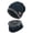 Blue, variant on Winter Hat Scarf Gloves Set Blekii Men's And Women's Winter Hat Scarf Gloves 4-Piece Set, Touchscreen Warm Winter Accessories Black Knit Hat And Scarf Set for Men Women