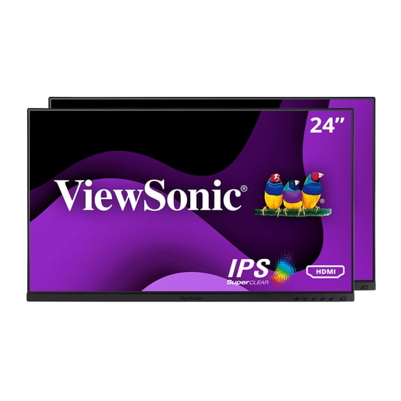 ViewSonic VG2448A-2_H2 24" Dual Pack Head-Only 1080p IPS Monitor