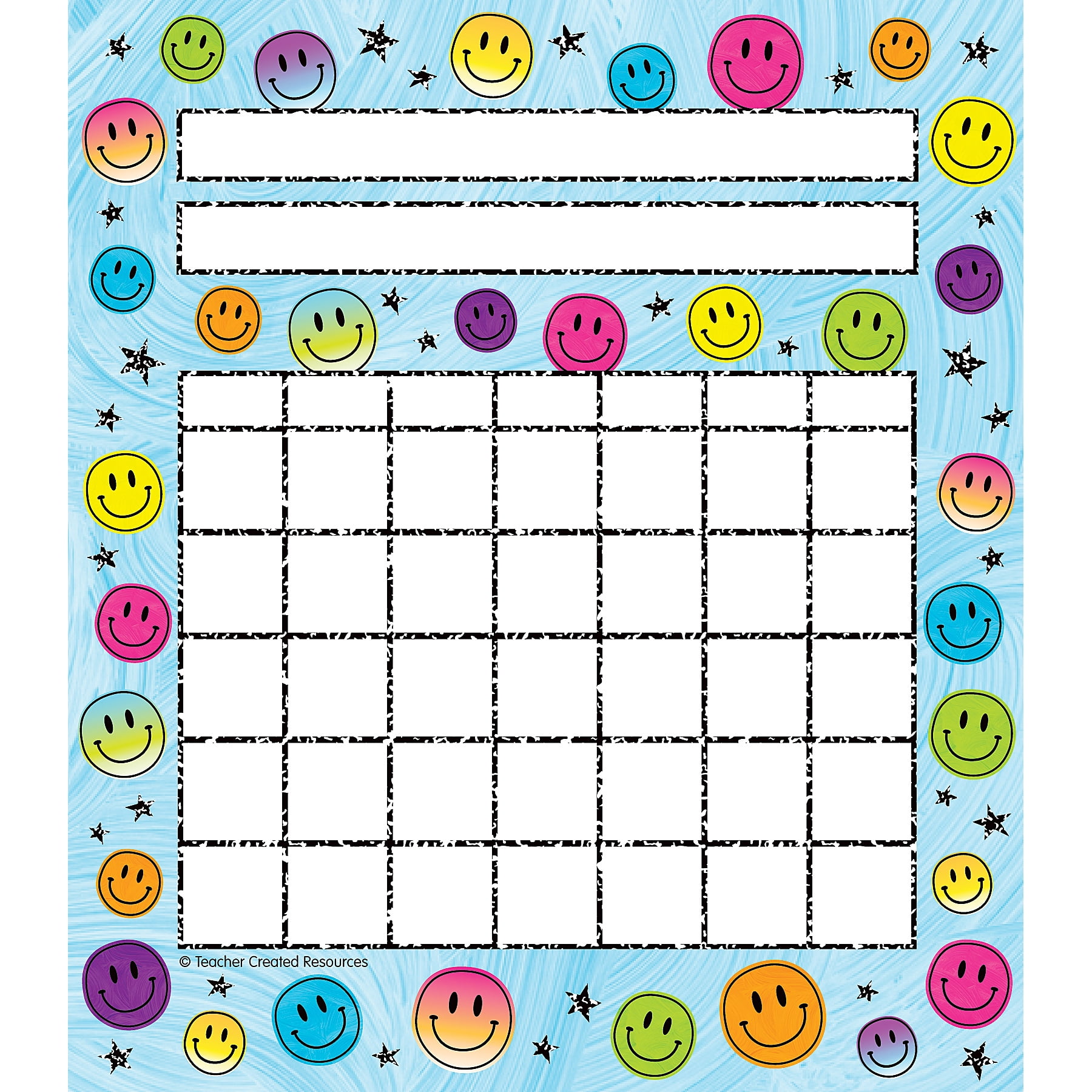 Teacher Created Resources Brights 4Ever Incentive Charts, 36 Per Pack, 6 Packs