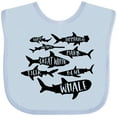 thumbnail image 3 of Inktastic Types of Sharks Boys or Girls Baby Bib, 3 of 4