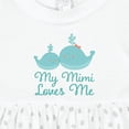 thumbnail image 4 of Inktastic My Mimi Loves Me Girls Baby Dress, 4 of 5