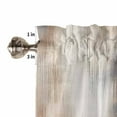 thumbnail image 5 of Beige Gray Kitchen Valances for Windows 42x18 Inch Kitchen Curtains Valances Rod Pocket Abstract Grunge Mottled Neutral Texture Bathroom Window Valances for Window Treatment Decor, 5 of 6