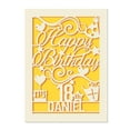 thumbnail image 6 of Personalized Handmade Birthday Card, Happy Birthday Papercut Greeting Card, Customized Any Name Any Age, Gift for Kids, Women, Men, 6 of 6