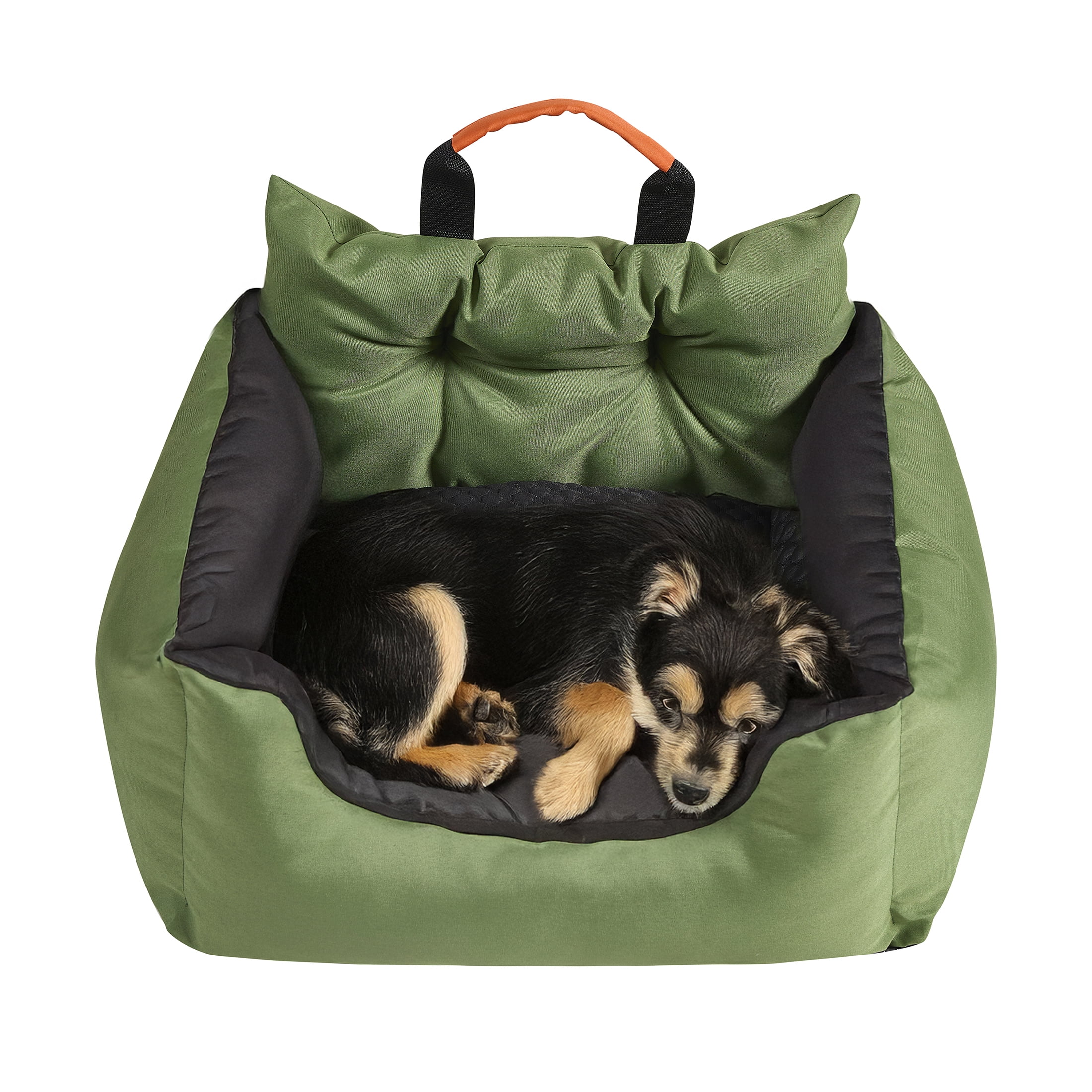 Sleepy Tail Society 23" x 20" Green/Black Cooling Travel Pet Car Seat