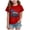 A207-Red, variant on TOWED22 Girls 4th of July Graphic Tees American Flag Patriotic Shirt Short Sleeve Tshirts Summer Casual Tops(Red,3-4 Y)