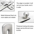 thumbnail image 2 of 4 Pieces Door Latch, Security Latch, Sliding Hasp, Stainless Steel Door Latch for Door, Cabinet, Drawer, 2 of 4