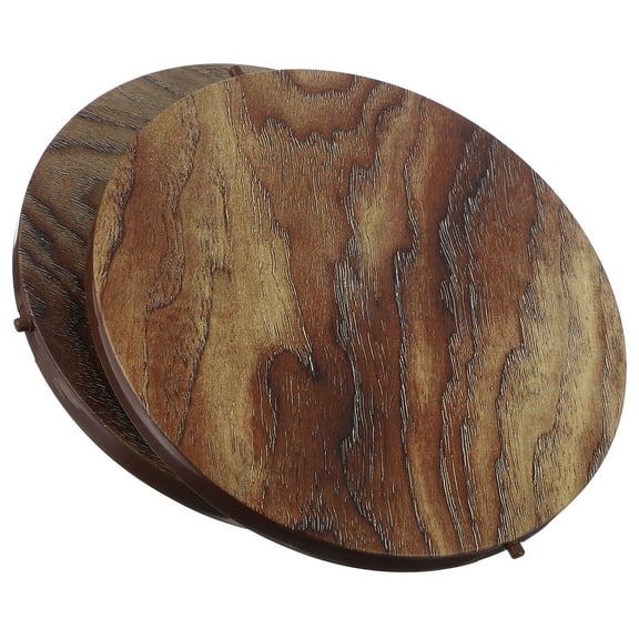 Wood Trash Can Lid with Realistic Grain Design for Home Use Enhancing Aesthetic Appeal Multi 2 pcs