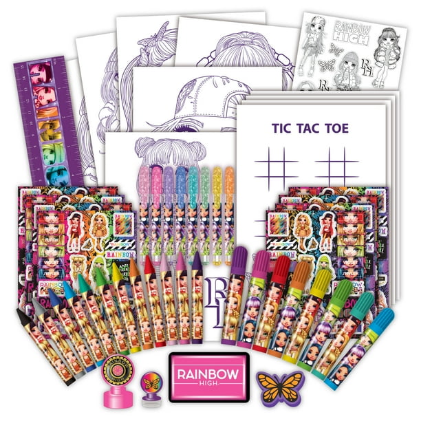 Rainbow High Deluxe Art Activity Set, 200+ Pieces, for Kids