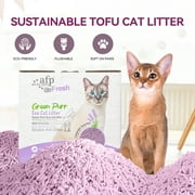 All For Paws Natural Tofu Cat Litter, 10lb, Lavender Scented – Sustainable Tofu Cat Litter with Strong Odor Control