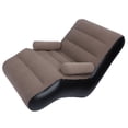 thumbnail image 1 of Inflatable Sofa Ergonomic S Shaped Blow Up Couch for Home Travel Office, 1 of 7