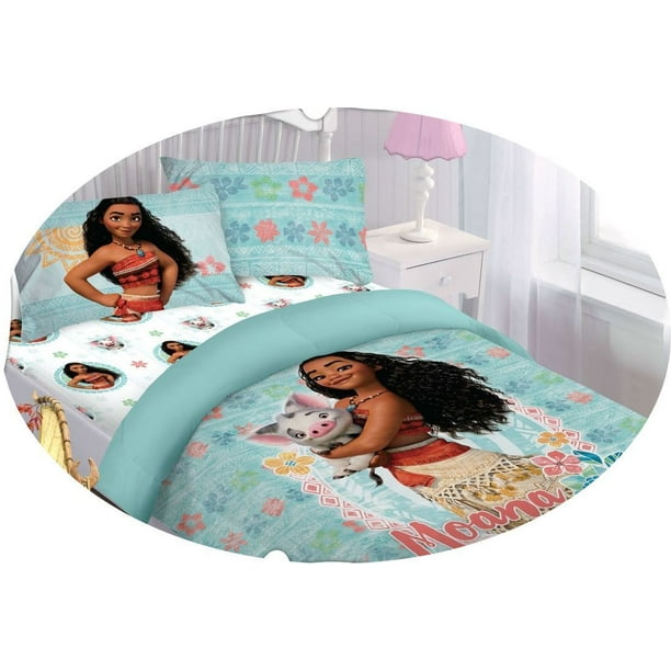 Moana Disney Bed In A Bag Comforter Set, Moana Twin Bed Sheets