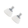 thumbnail image 1 of Soidarity 2 uds patines de ruedas topes de punta tapones de goma ajustables bloque de freno frenos de goma resistentes al desgaste adecuados para patines Deportes y aire libre blanco Soidarity OD016437-02, 1 of 6