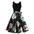 thumbnail image 1 of Robe de Soirée Sans Manches pour Femmes Halloween Robe de Bal Longue Formelle, 1 of 5