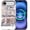 BShop, variant on for iPhone 13/14 6.1inch, Shockproof Anti-Slip with Full-Body Protection Cover, Frosted Matte Textured Fashion Print Design for Girls BShop