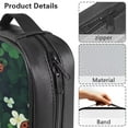 thumbnail image 6 of FKELYI Faux Leather Bible Cover St.Patrcik's Day Shamrock Dachshund Dog Print Church Bible Bag with Zipper Pocket Dust-Prooft Book Organizer Holder for Prayer Outdoor Study, 6 of 6