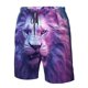 thumbnail image 4 of Balery Cool Lion Head Traje de Baño Estilo Hawaiano para Hombre, Shorts de Secado Rápido con Bolsillos-Large, 4 of 6