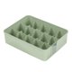 thumbnail image 1 of Estuche para guardar calcetines y ropa interior, divisores portátiles que ahorran espacio, contenedores para guardar lencería. 15 rejillas verde, 1 of 7