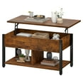 thumbnail image 6 of Uforic Coffee Table with Storage, Lift-Top Wooden Center Table for Home & Office, Rustic Brown, 6 of 9
