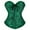Green, variant on QIPOPIQ Clearance Women's Steel Boned Corsets Plus Size Shapewear Outfit Underwear Shapewear Corset Top