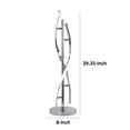 thumbnail image 5 of Benjara Jam 29" Table Lamp- LED Light- Round Base- Accent Silver Metal Base, 5 of 7