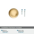 thumbnail image 3 of Amerock Coble 1-1/8 inch (29mm) Diameter Champagne Bronze Cabinet Knob, 3 of 5