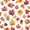 Gray Autumn Leaves, variant on Yayeee Faucet Mat for Kitchen Sink 14.7" Diatomite Long Splash Guard Pad, Orange Geometric