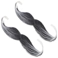 thumbnail image 1 of 2 bigotes postizos realistas, barba falsa, bigote artificial, vello facial para disfraz, barba postiza para fiesta de disfraces de Halloween, 1 of 8