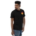 thumbnail image 4 of Face Love Emoji Short Sleeve T-shirt (Black, XS), 4 of 4