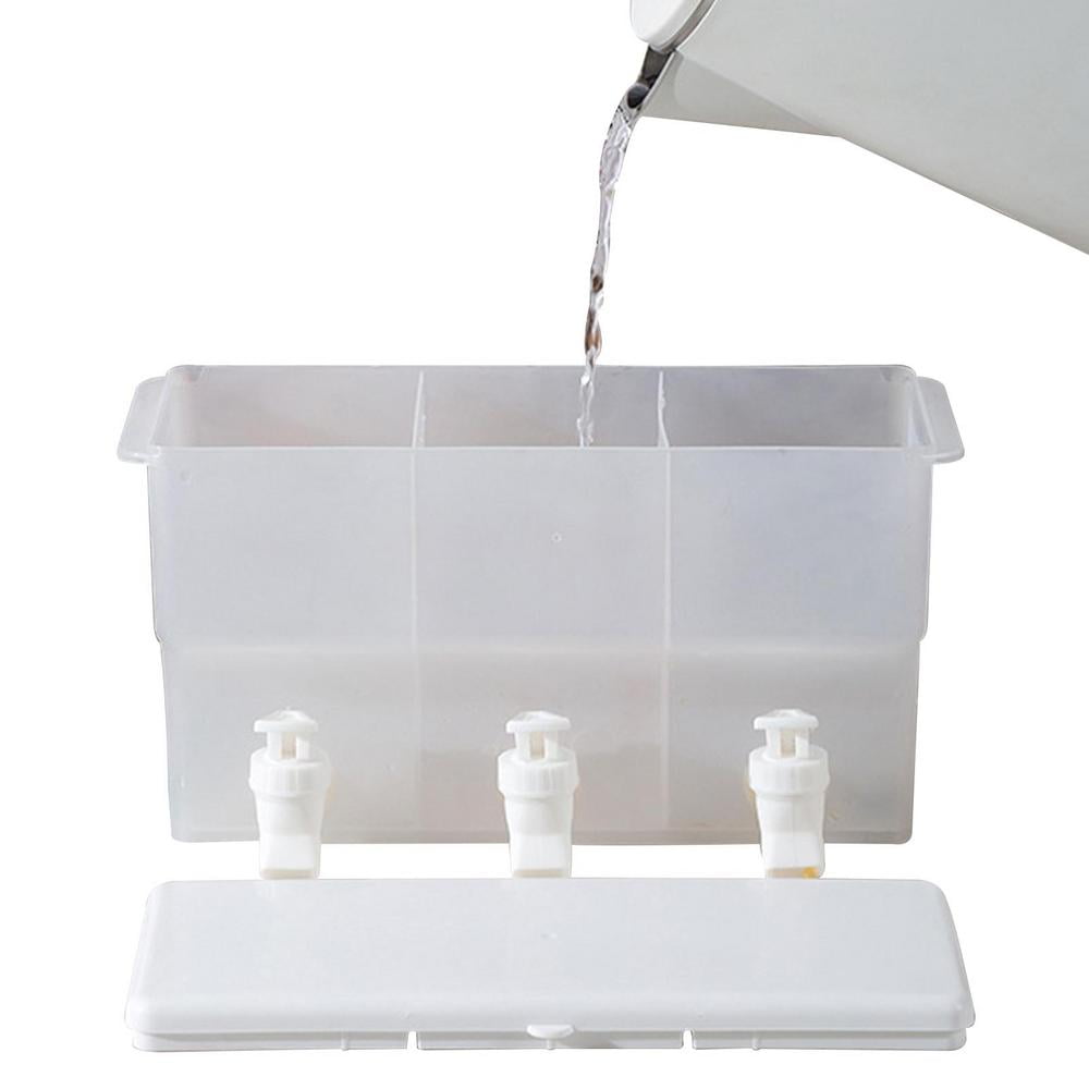 Tohuu Beverage Dispenser Fridge Drink Dispenser with 3 Leakproof