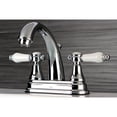 thumbnail image 2 of Kingston Brass KS7611BPL 4 in. Centerset Bathroom Faucet, Polished Chrome, 2 of 3