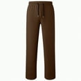thumbnail image 5 of Ccpelsie Boy's Baggy Sweatpants Fleece Straight Leg Casual Sweat Pants Drawstring Athletic Workout Gym Jogger with Pockets(A-Coffee,9-10 Years), 5 of 5