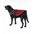 thumbnail image 3 of Chaqueta impermeable para perros, chaqueta de invierno para perros grandes con agujeros para correa, chaleco reflectante para perros medianos y grandes, ropa cálida de invierno, color negro (L) Rojo Verde RV1016-0124153FYD, 3 of 5
