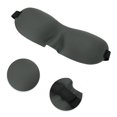 thumbnail image 3 of Ofertas Únicas 1 Pc Máscara de Sueño 3D con Banda Elástica Transpirable para Meditación Gris, 3 of 6
