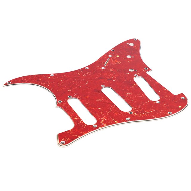 PVC Guitar Pickguard, Glossy Finish Guitar Pickguard Guitar Guard Replacement For ST Type Most 11 Hole Guitar