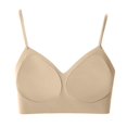 thumbnail image 4 of Wirefree Seamless Bras for Women Crisscross Back Adjustable Straps Gentle Support Everyday Bralette, 4 of 6