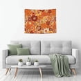 thumbnail image 6 of Bingfone Hippie Flower Tapestry Wall Hanging Decor For Living Room Bedroom Dorm Classroom Office Decor 29x37 Inch, 6 of 9