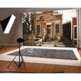 thumbnail image 1 of BSDHOME 7x5ft Photography Backdrop Western Style General Store Retro Wooden House Post Office Photo Background Backdrops, 1 of 4