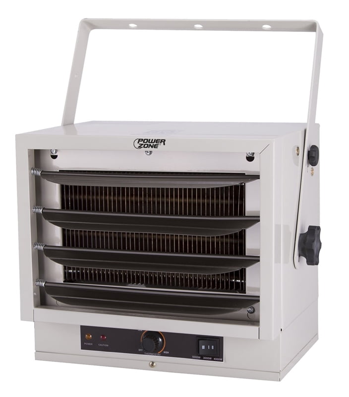 Powerzone Forced Air, Permanent Mount Garage Heater, 240 V, 5000 W by Powerzone